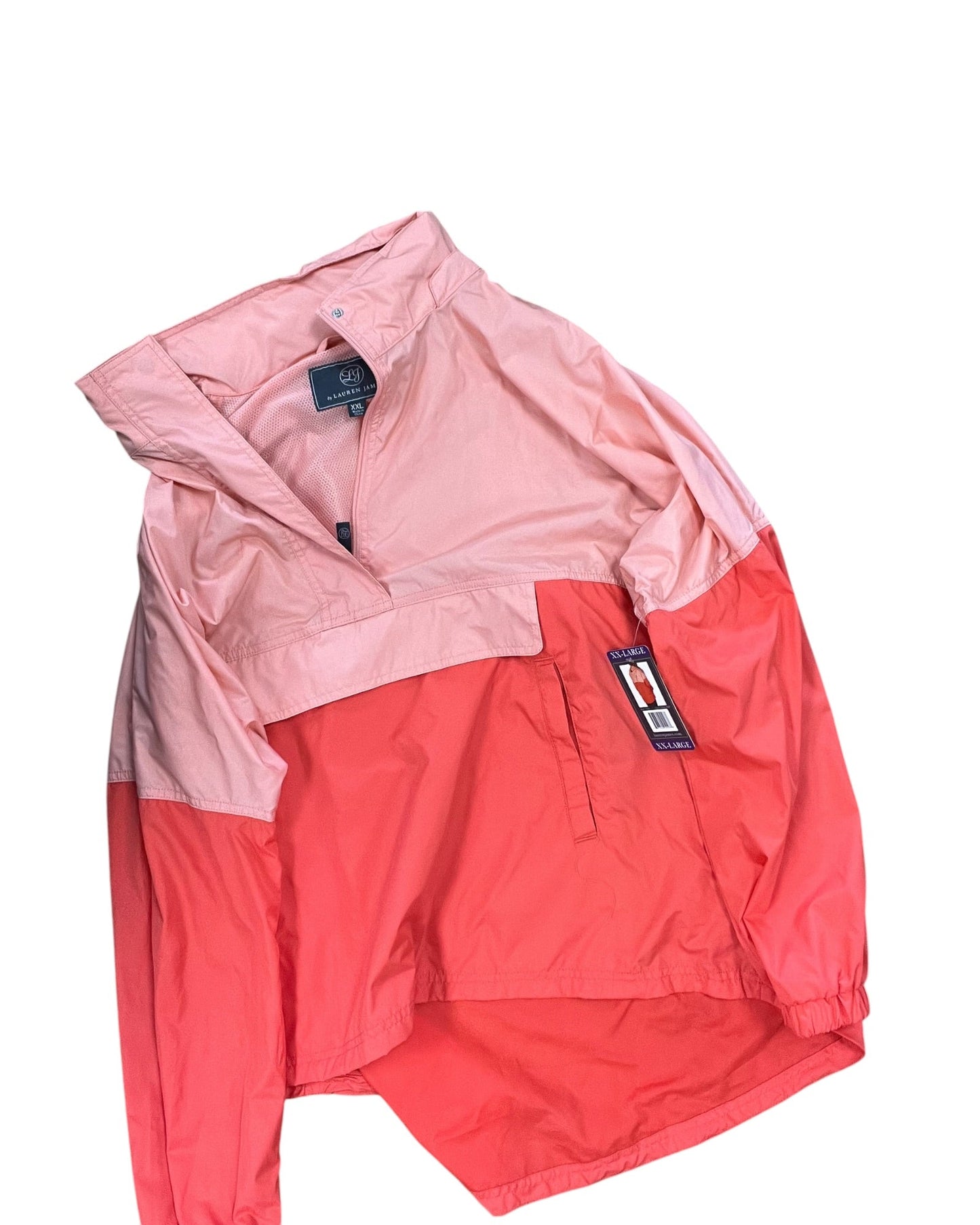Jacket Moto By Lauren James In Orange, Size:1X