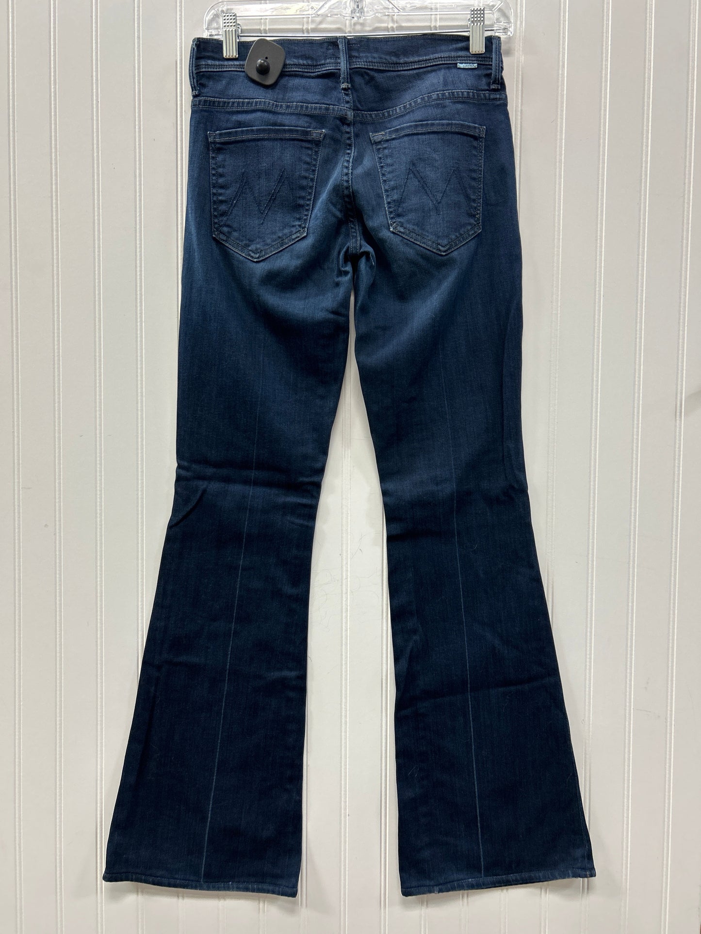 Jeans Flared By Mother In Blue Denim, Size:4