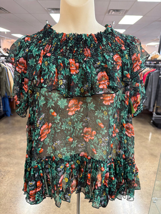 Top Ss By Cma In Floral Print, Size:M