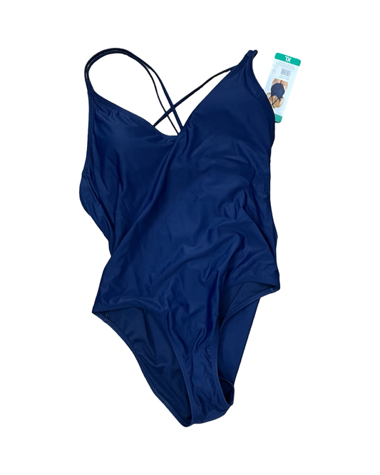 Swimsuit By Hurley In Blue, Size:Xl