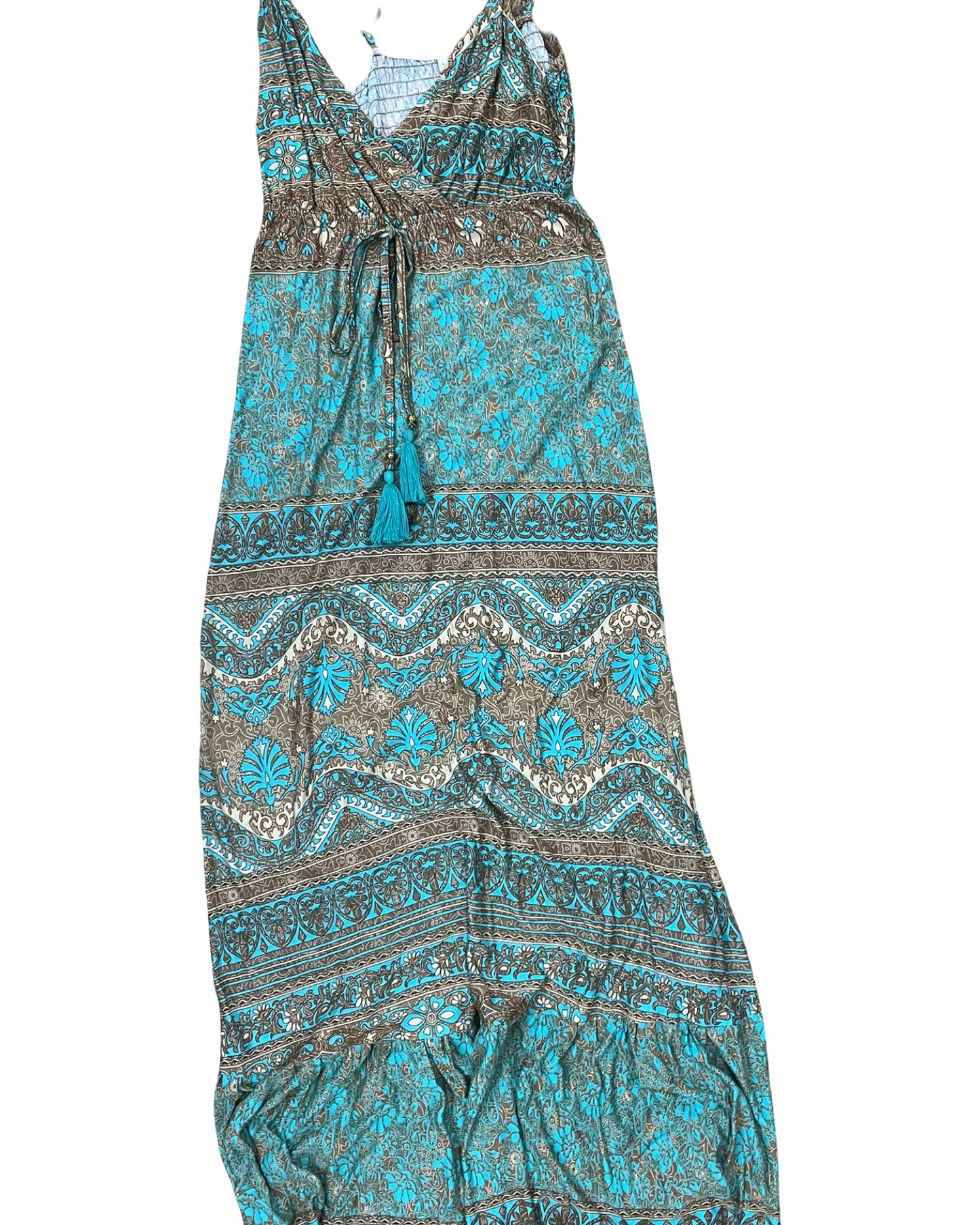 Dress Casual Maxi By Lascana In Teal, Size:4