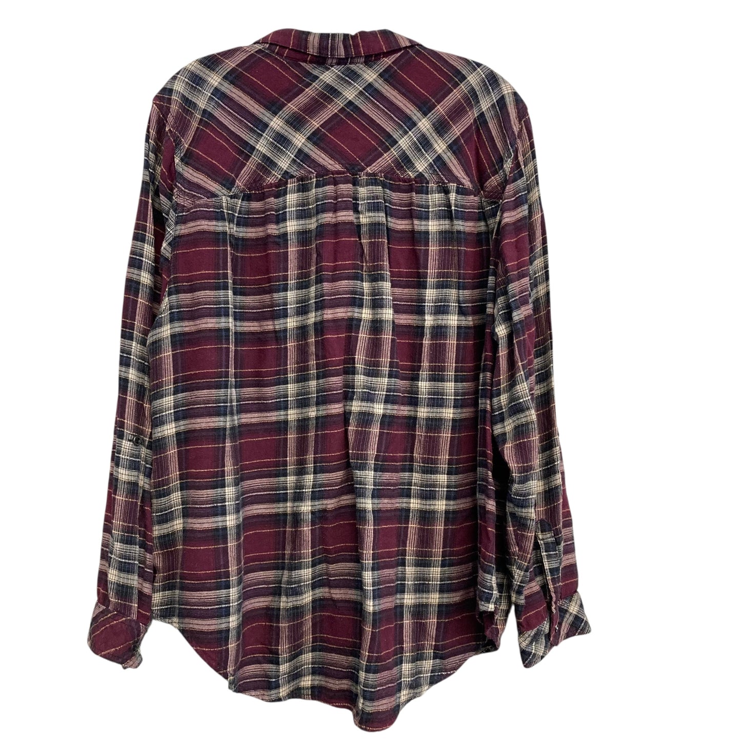 Top Ls By Westport In Plaid Pattern, Size:2X
