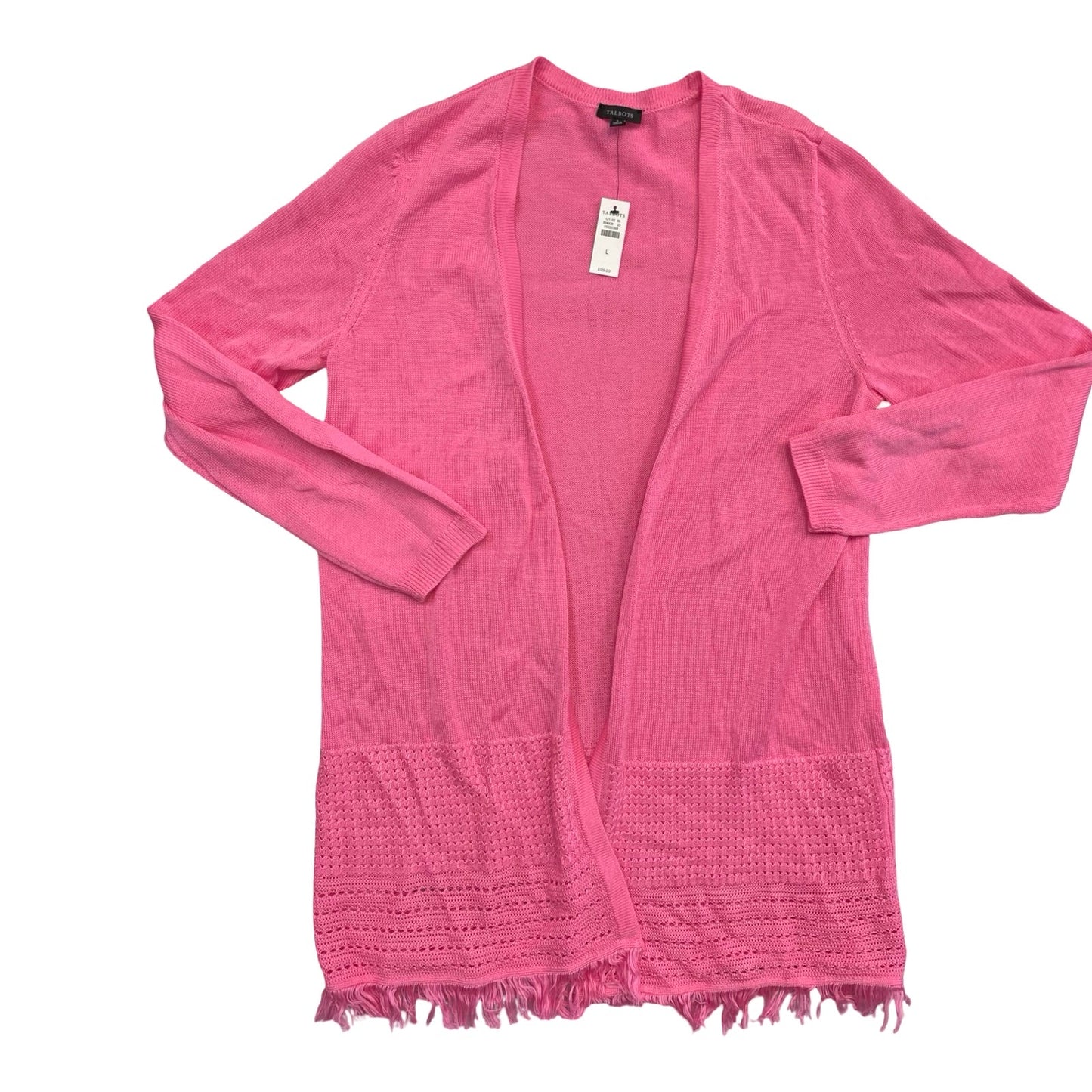 Sweater By Talbots In Pink, Size:L