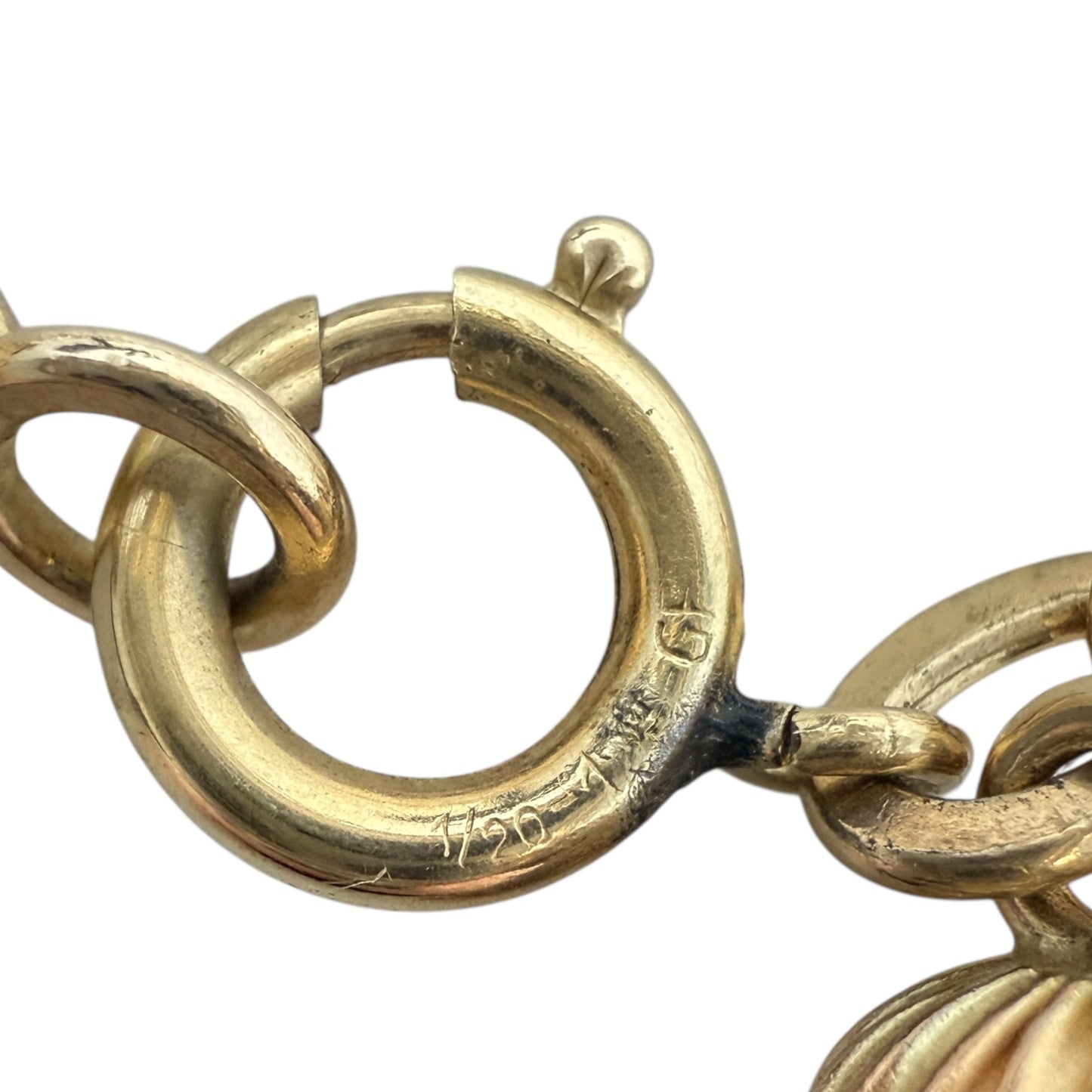 12K Gold Filled Rope Chain Bracelet By A.G.