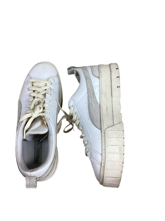 Shoes Sneakers Platform By Puma In Cream, Size:9.5