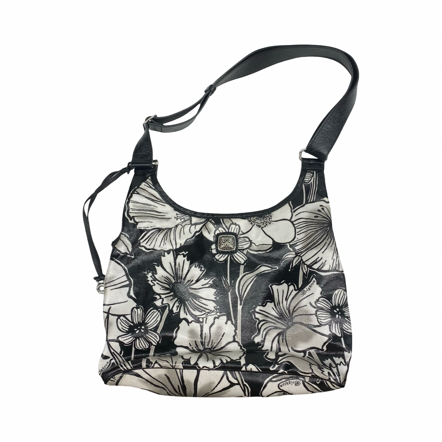 Handbag Leather By Brighton In Floral Print, Size:Medium