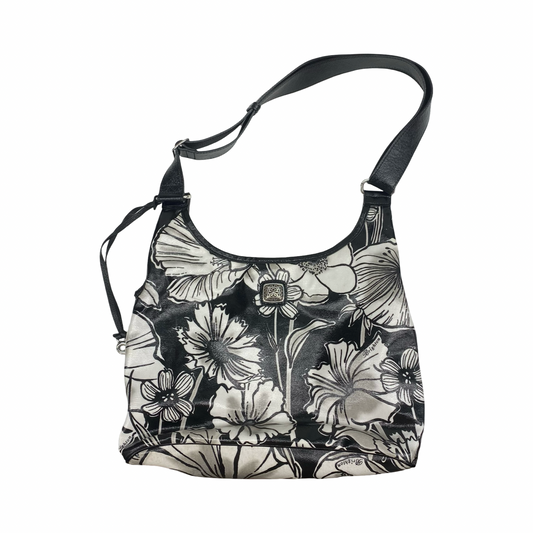 Handbag Leather By Brighton In Floral Print, Size:Medium