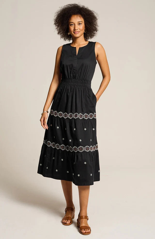 Dress Casual Maxi By J. Jill In Black, Size: Xsp