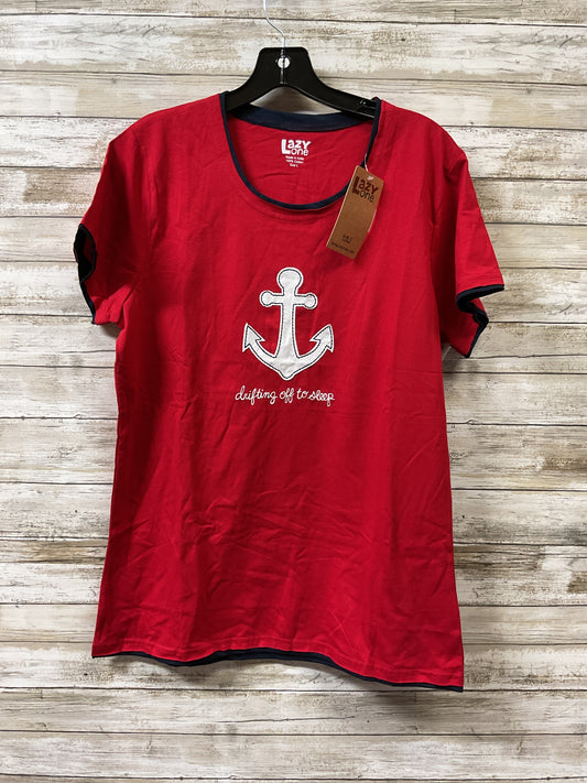 Top Ss By Clothes Mentor In Red, Size:L