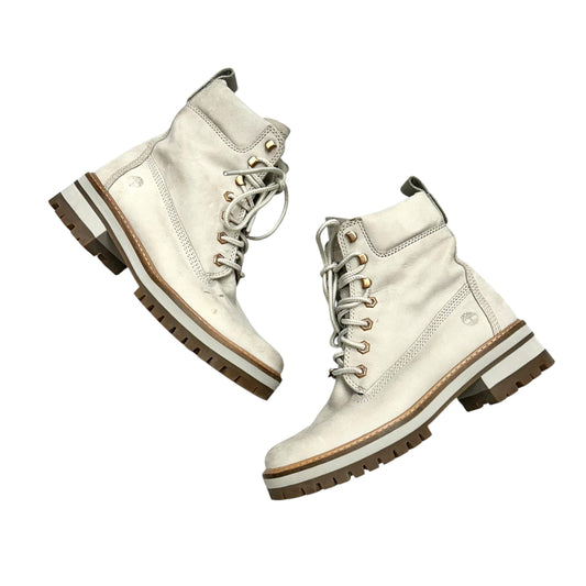 BOOTS COMBAT by TIMBERLAND In TAUPE, Size: 8