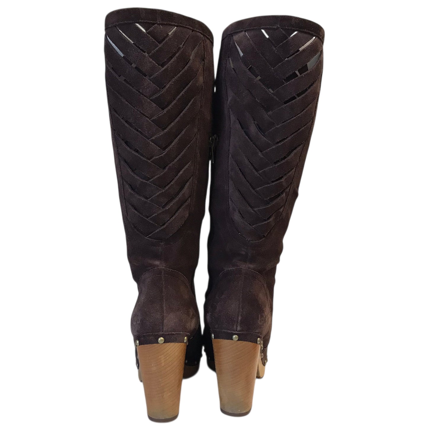 Boots Designer By Ugg In Brown, Size:8