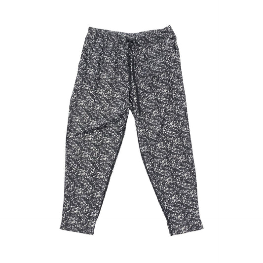 Athletic Pants By Lululemon In Black & White, Size:L