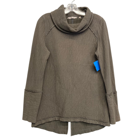 Sweatshirt Collar By Soft Surroundings In Green, Size:M