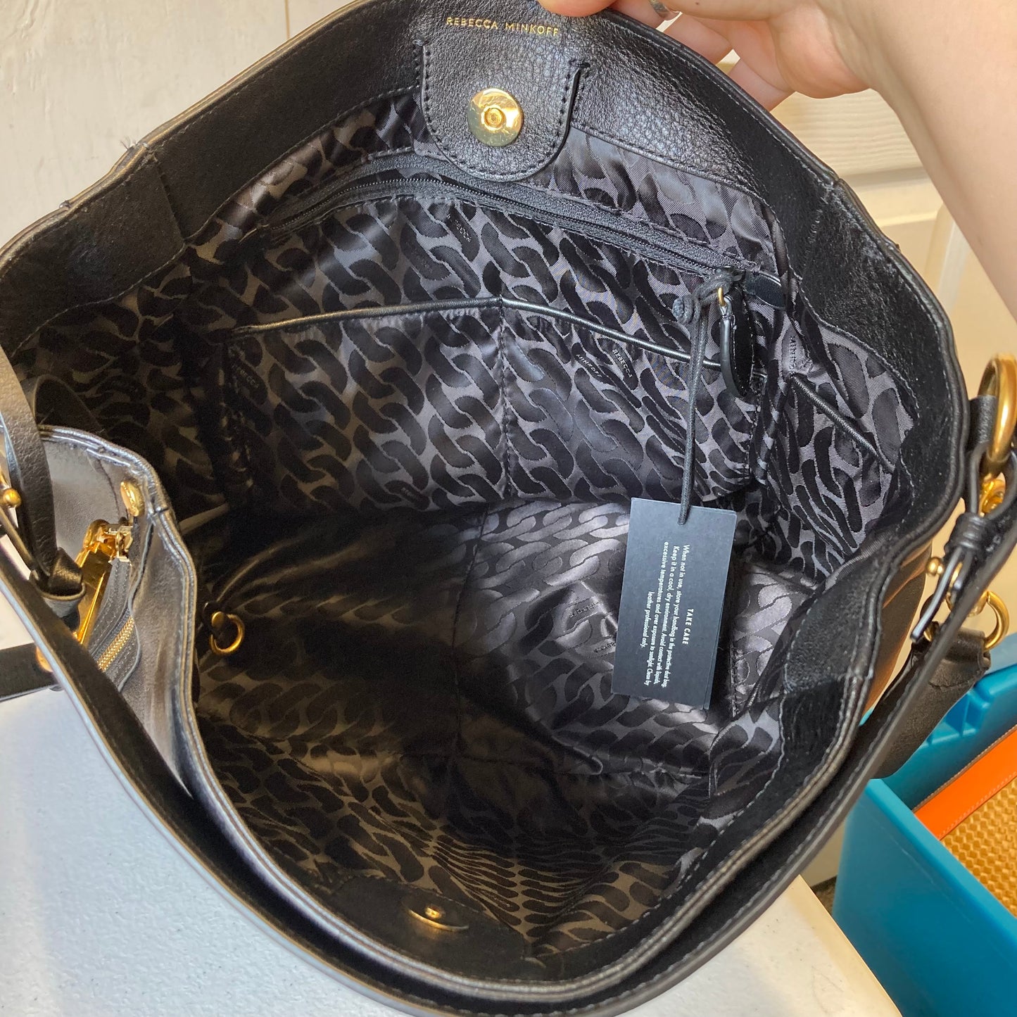 Handbag Designer By Rebecca Minkoff In Black, Size:Large