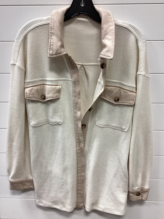 Top Ls By Hem & Thread In Cream, Size:M