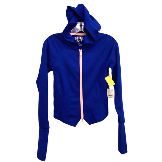 Athletic Jacket By Free People In Blue, Size:Xs