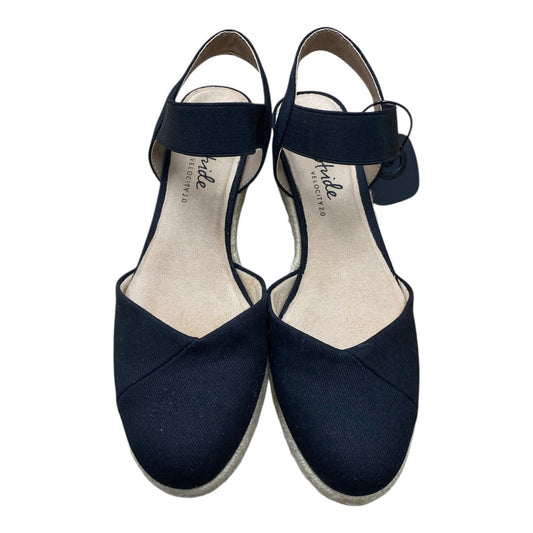 Sandals Heels Platform By Life Stride In Black, Size:7.5
