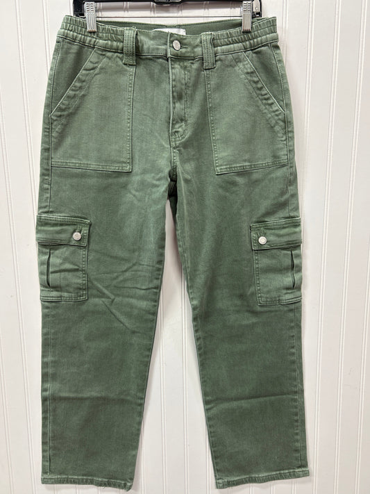 Jeans Straight By Vervet In Green Denim, Size:8