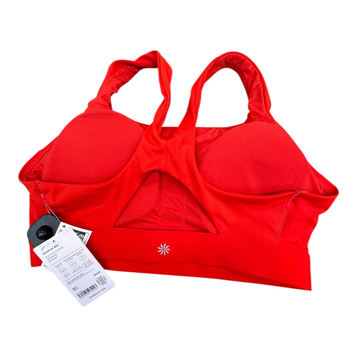 Athletic Bra By Athleta In Red, Size:M
