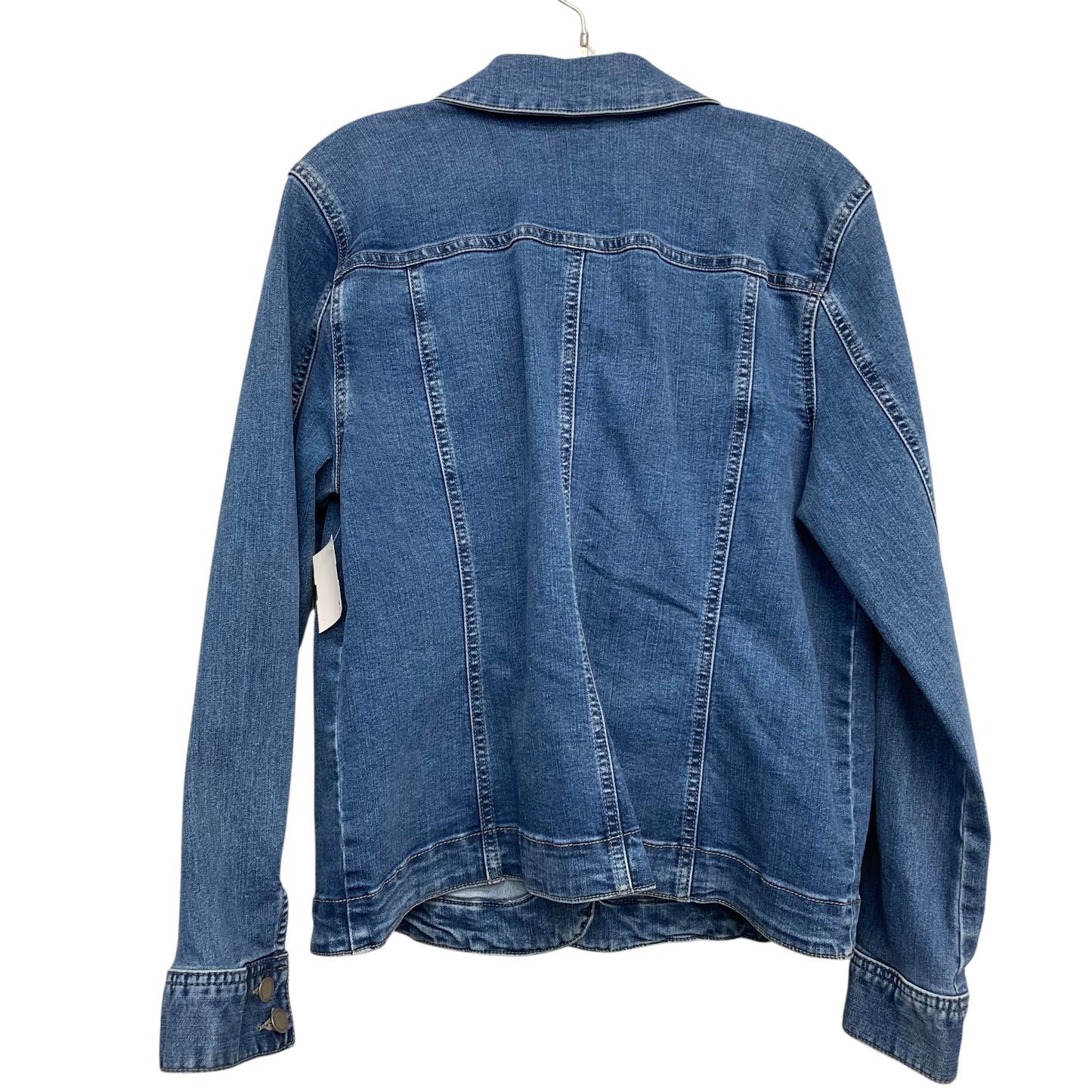 Jacket Denim By Charter Club In Blue Denim, Size:L