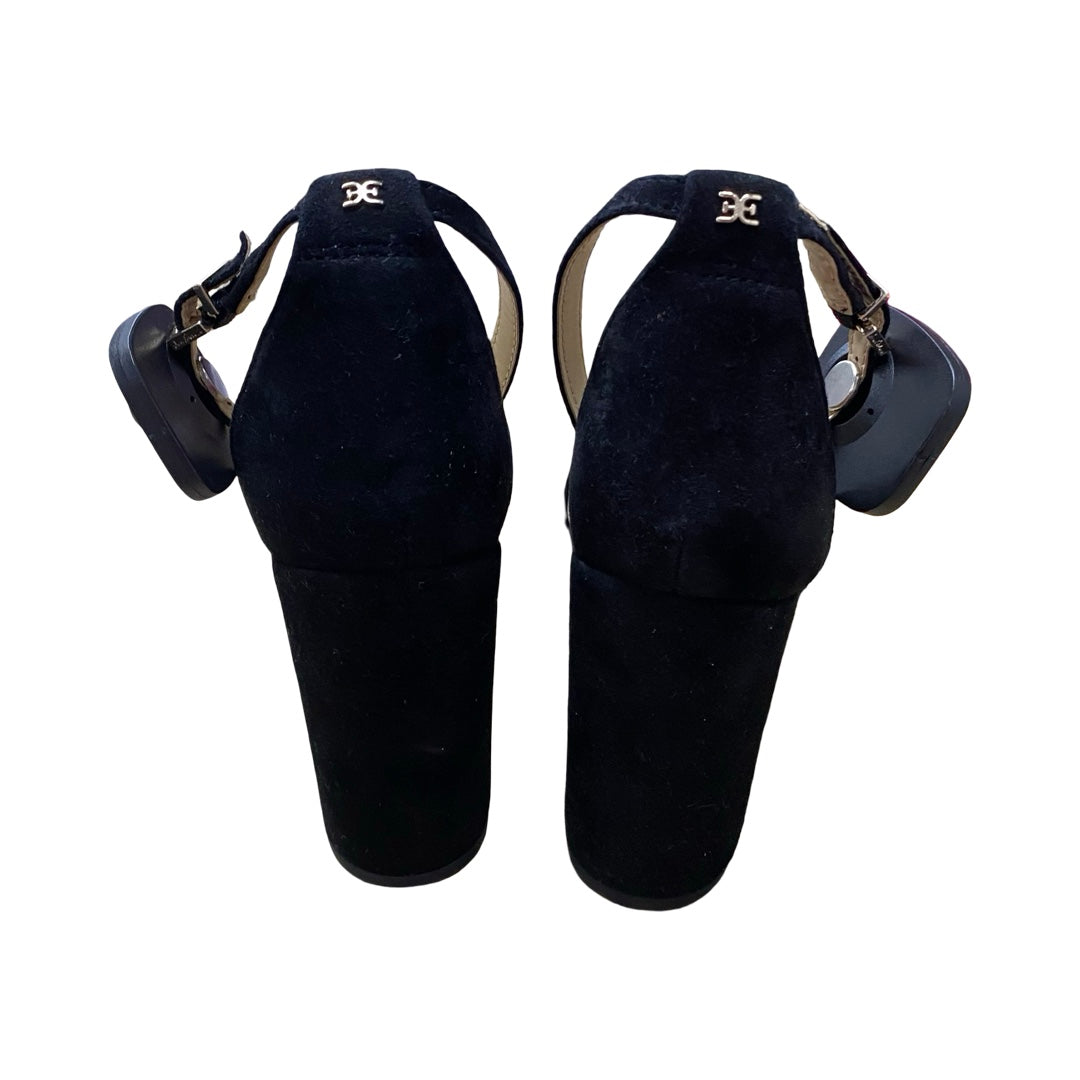 Sandals Heels Block By Sam Edelman In Black, Size:9