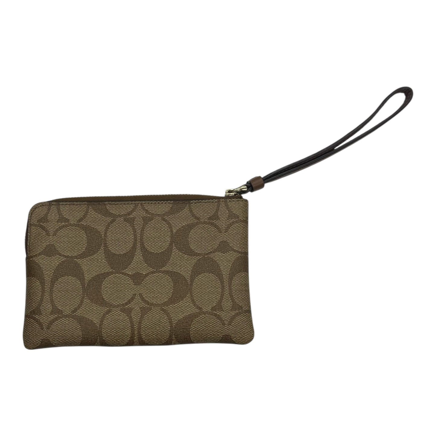 Wristlet Designer By Coach In Tan, Size:Small