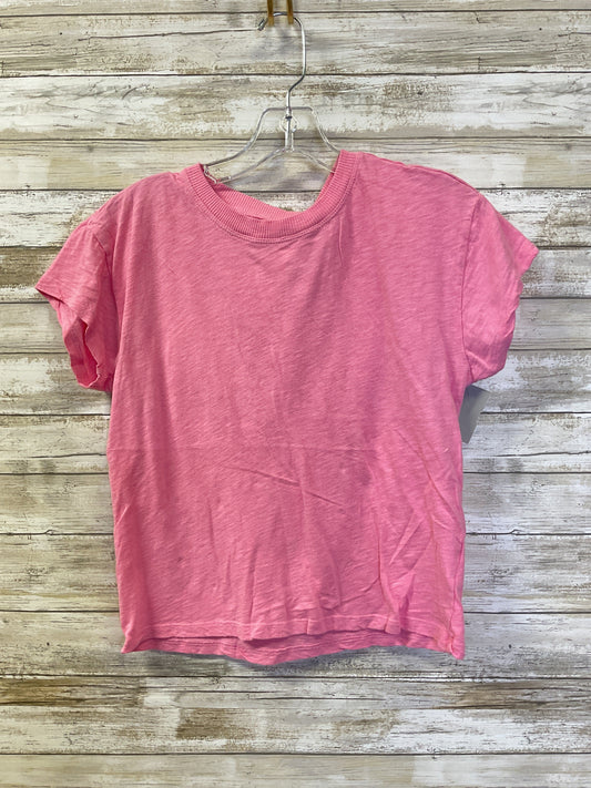 Top Ss Basic By Z Supply In Pink, Size:S
