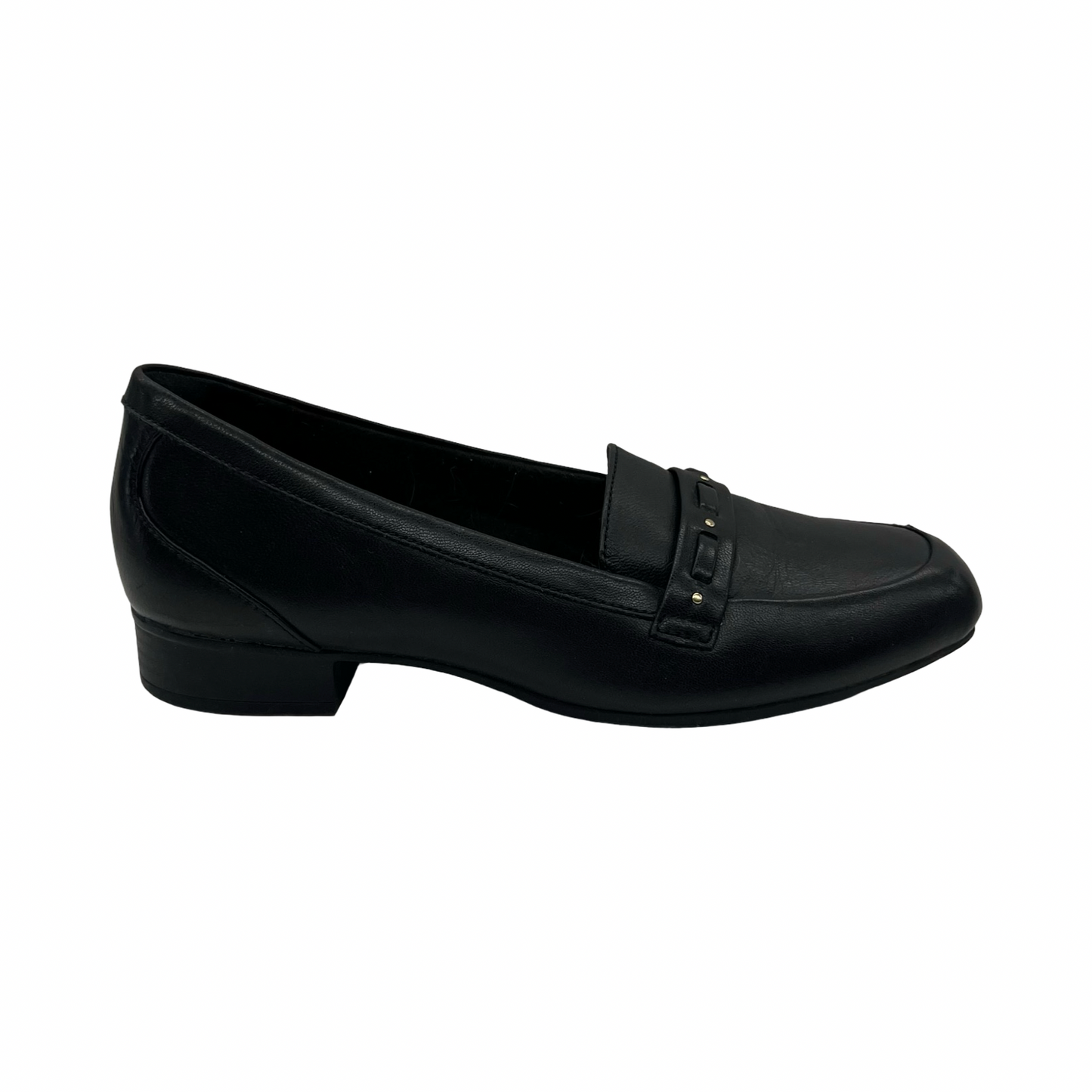 Shoes Flats By Clarks In Black, Size:7