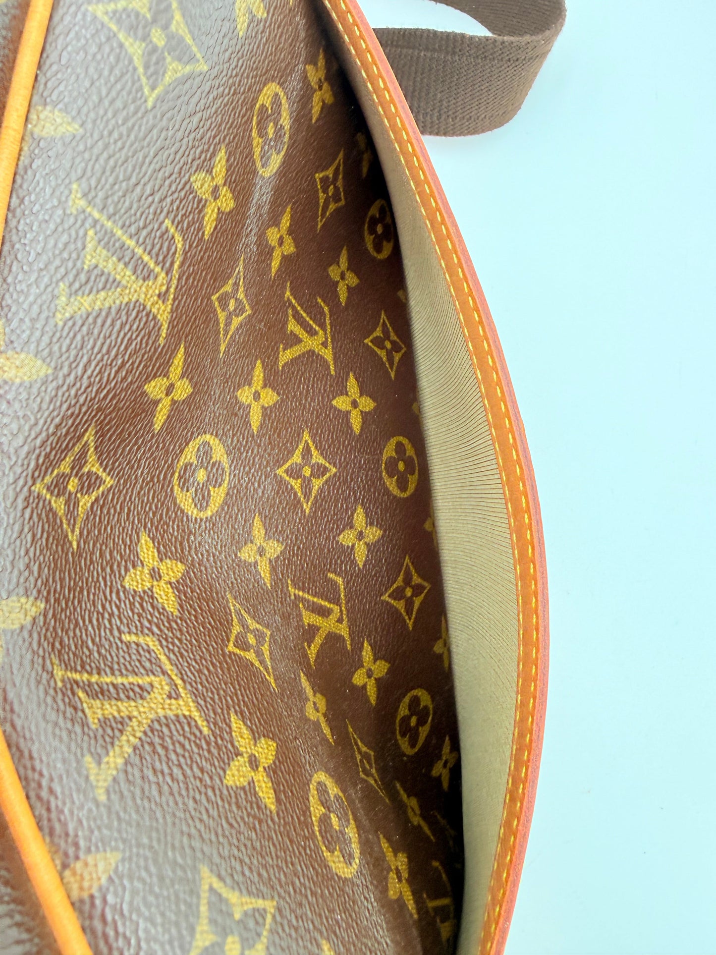 Crossbody Luxury Designer By Louis Vuitton In Brown & Tan, Size:Small
