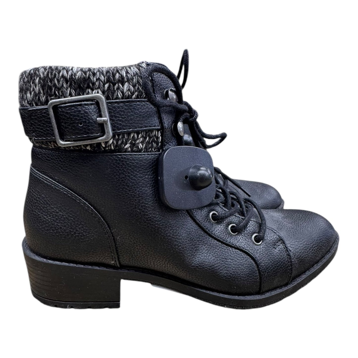 Boots Ankle Heels By Style And Company In Black, Size:8.5