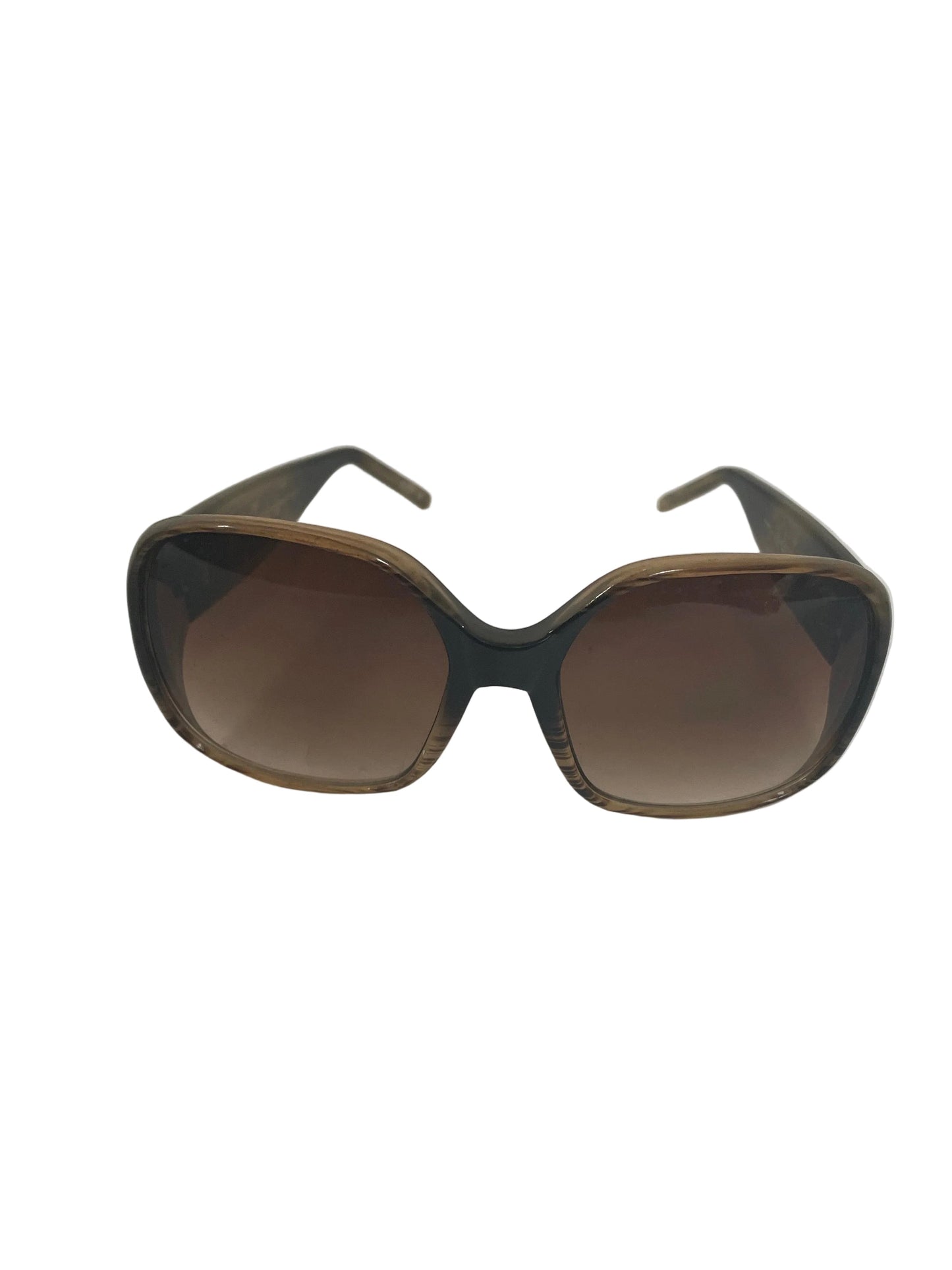Sunglasses By Liz Claiborne In Brown & Gold