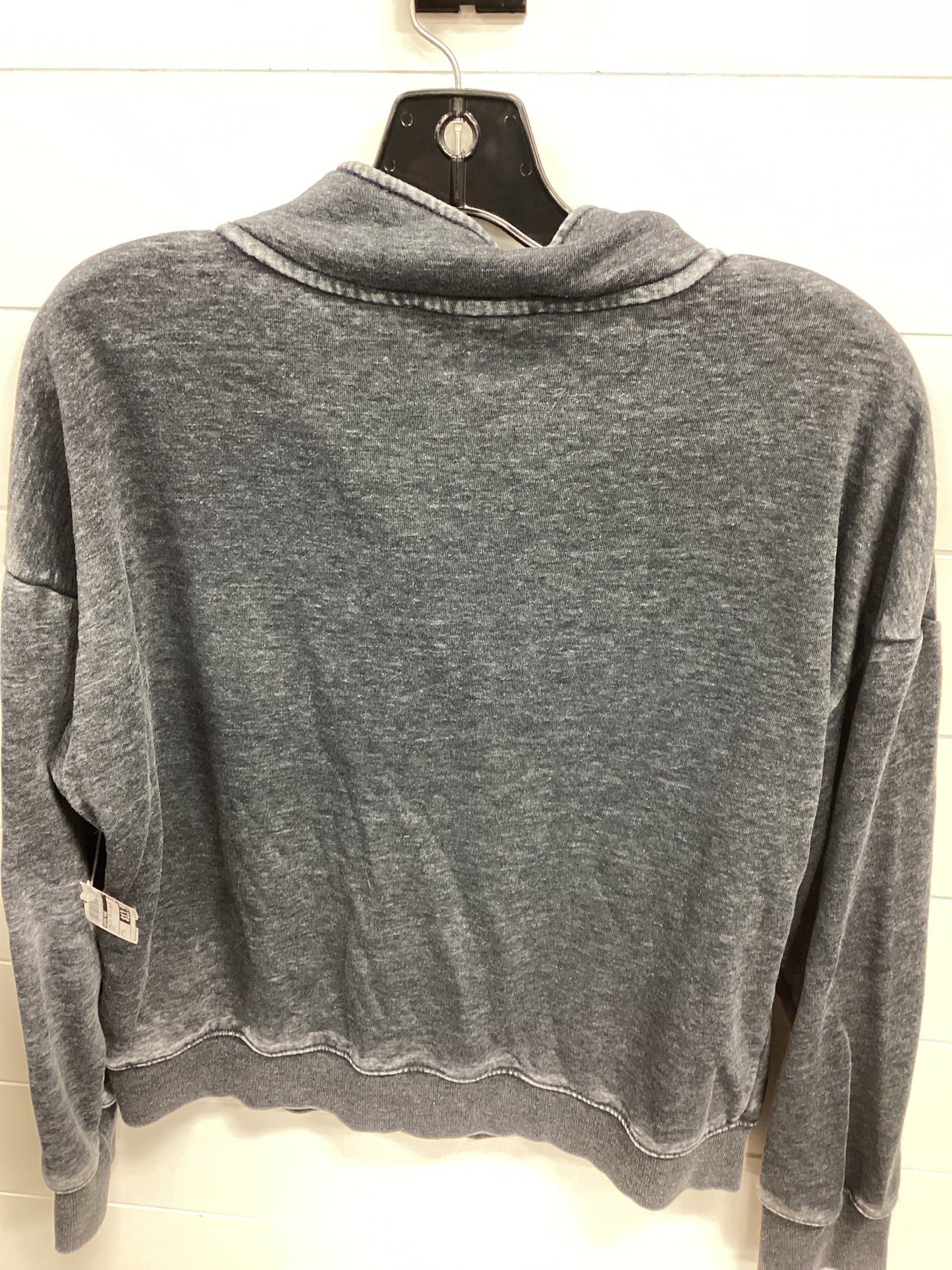 Athletic Top Ls Collar By Hippie Rose In Grey, Size:L