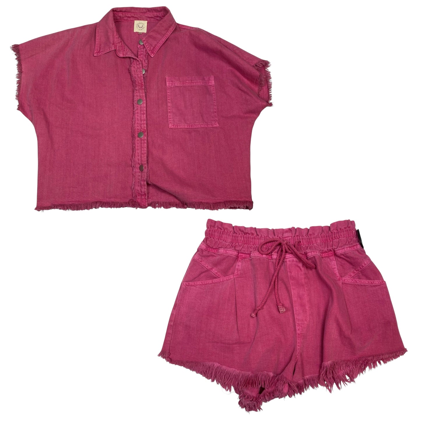 Shorts Set By Fantastic Fawn In Pink, Size:L