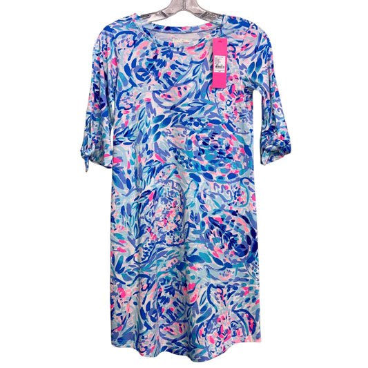 Dress Designer By Lilly Pulitzer In Blue & Pink, Size:Xxs
