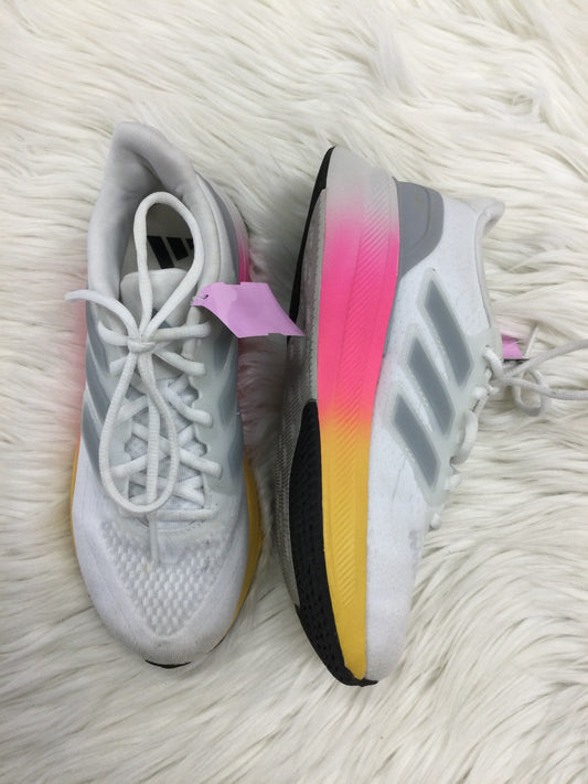 Shoes Athletic By Adidas In White, Size:5