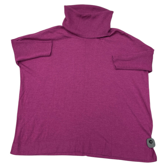 Sweater Designer By Eileen Fisher In Purple, Size:L