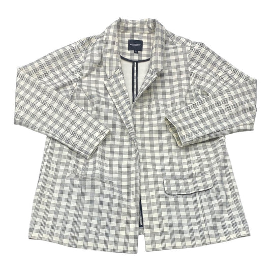 Blazer By Liverpool In Plaid Pattern, Size:1X