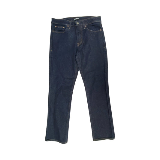 Jeans Boot Cut By Express In Blue Denim, Size:10