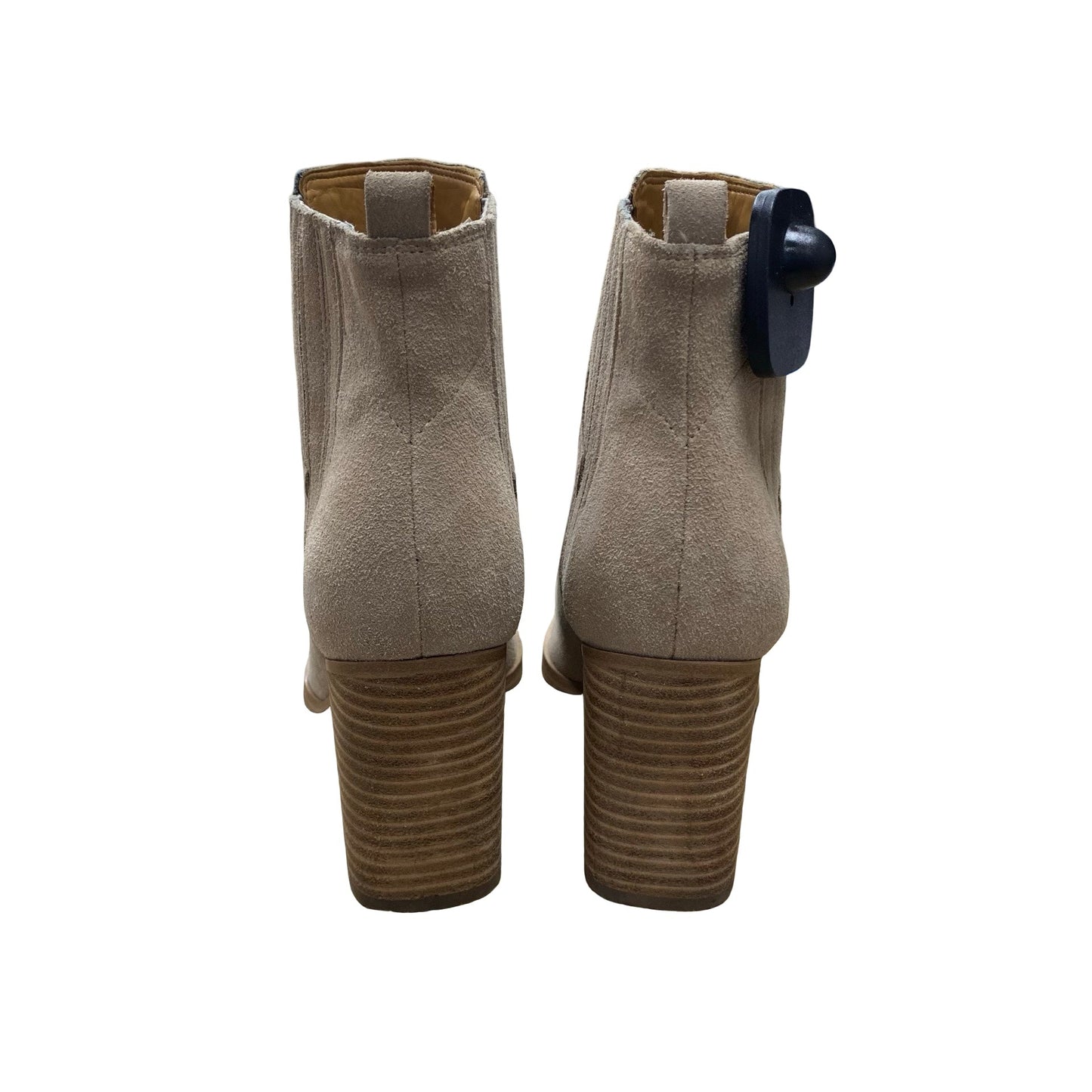 Boots Ankle Heels By Marc Fisher In Taupe, Size:7.5