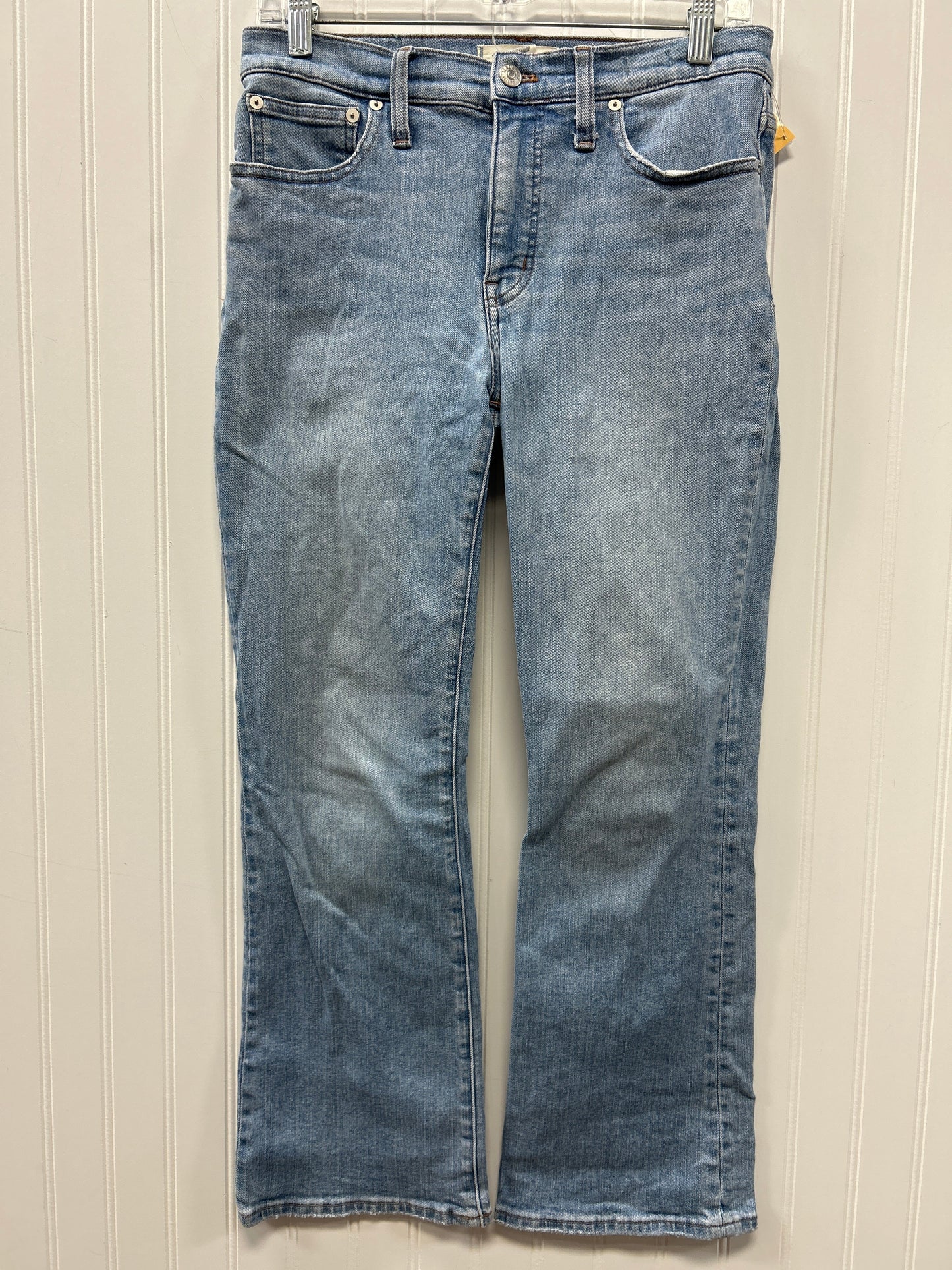 Jeans Boot Cut By Madewell In Blue Denim, Size:4