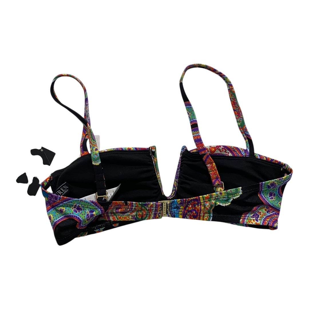 Swimsuit Top By Lauren By Ralph Lauren In Multi, Size:6