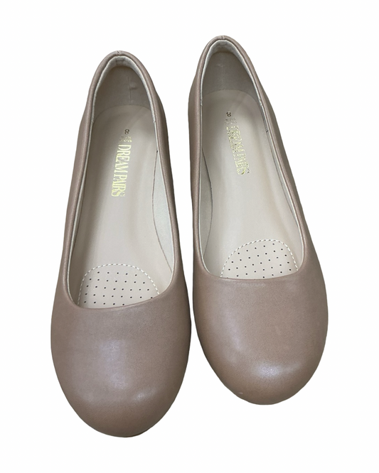 Shoes Heels Block By Dream Pairs In Tan, Size:8