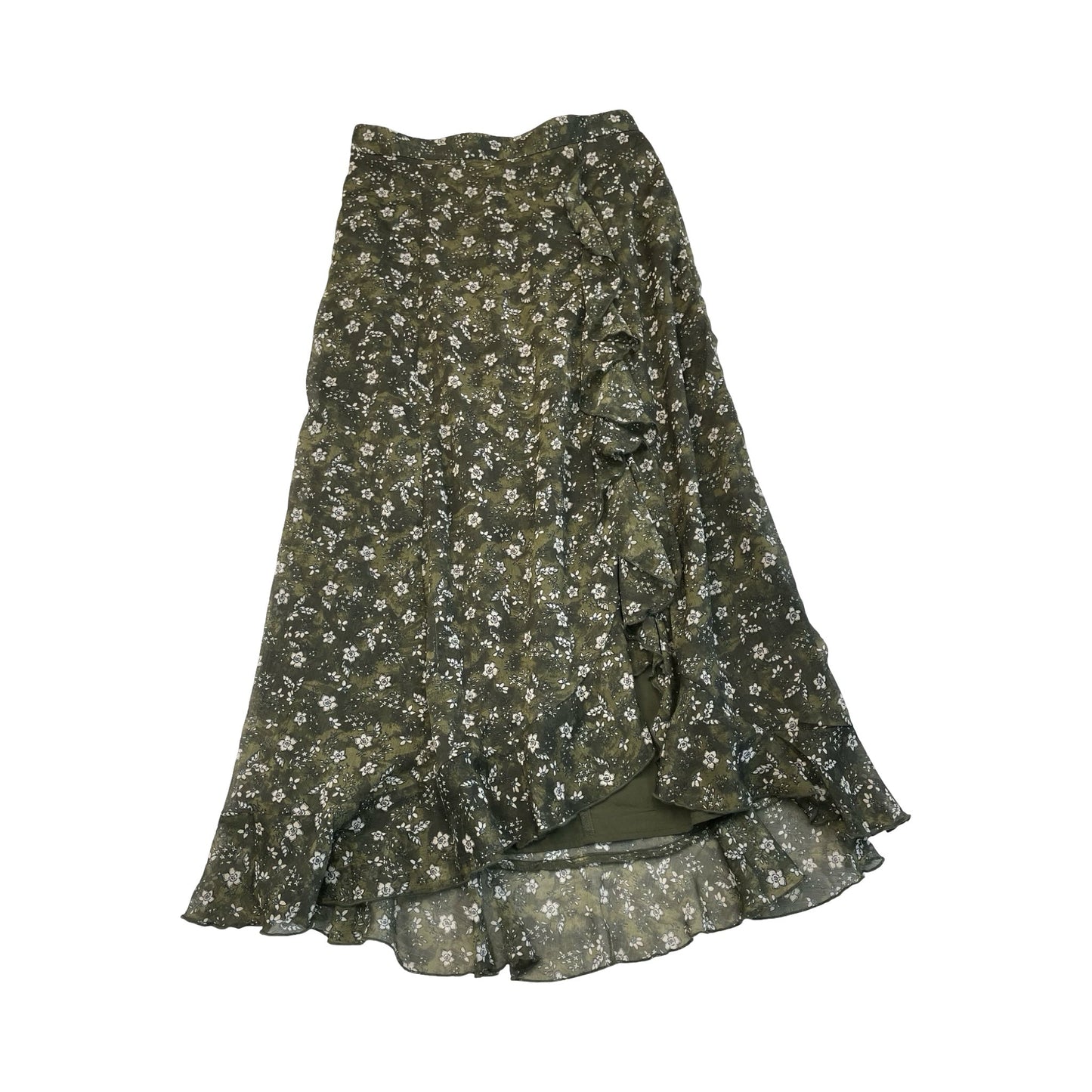 Skirt Midi By Old Navy In Green, Size:M