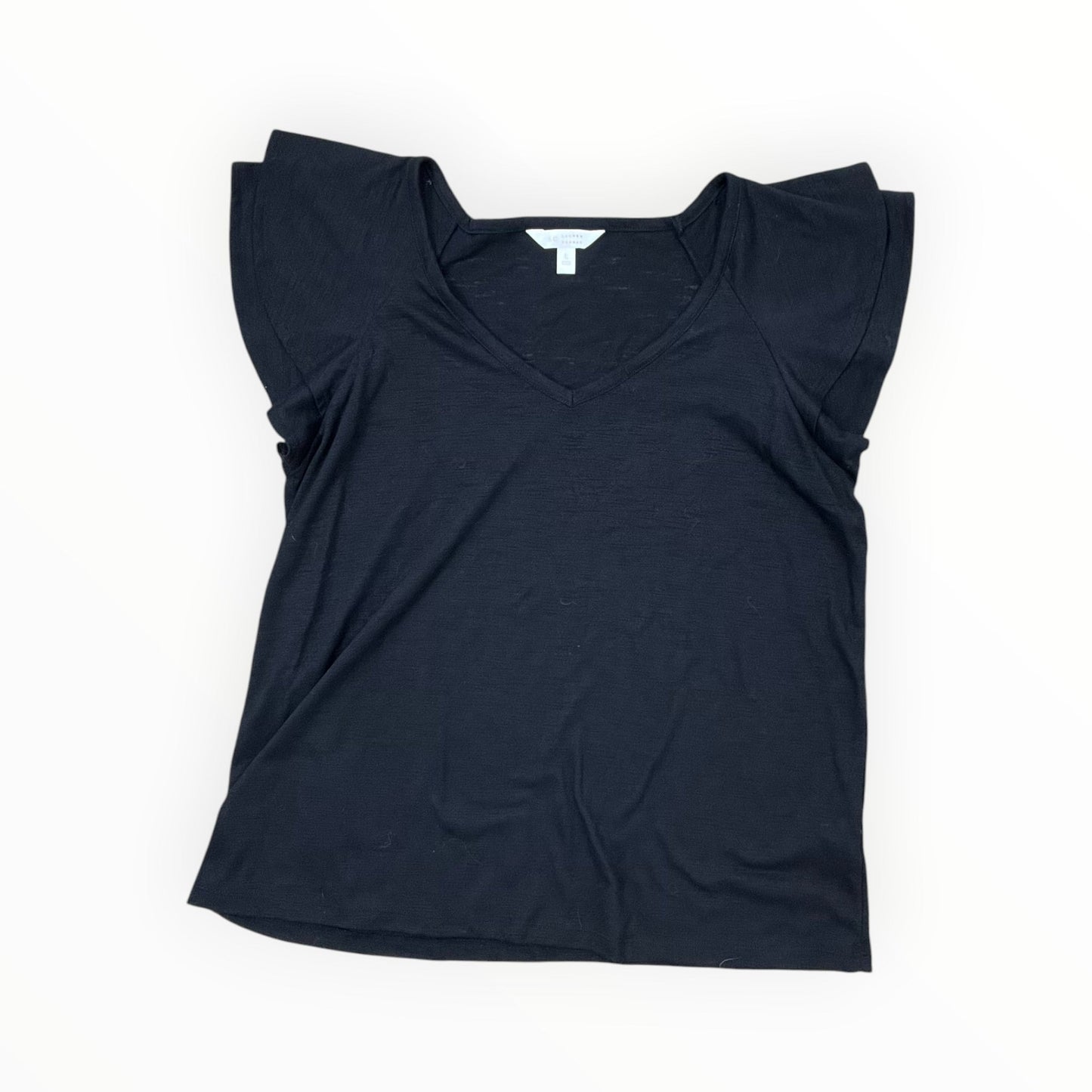 Top Sleeveless By Lc Lauren Conrad In Black, Size:S