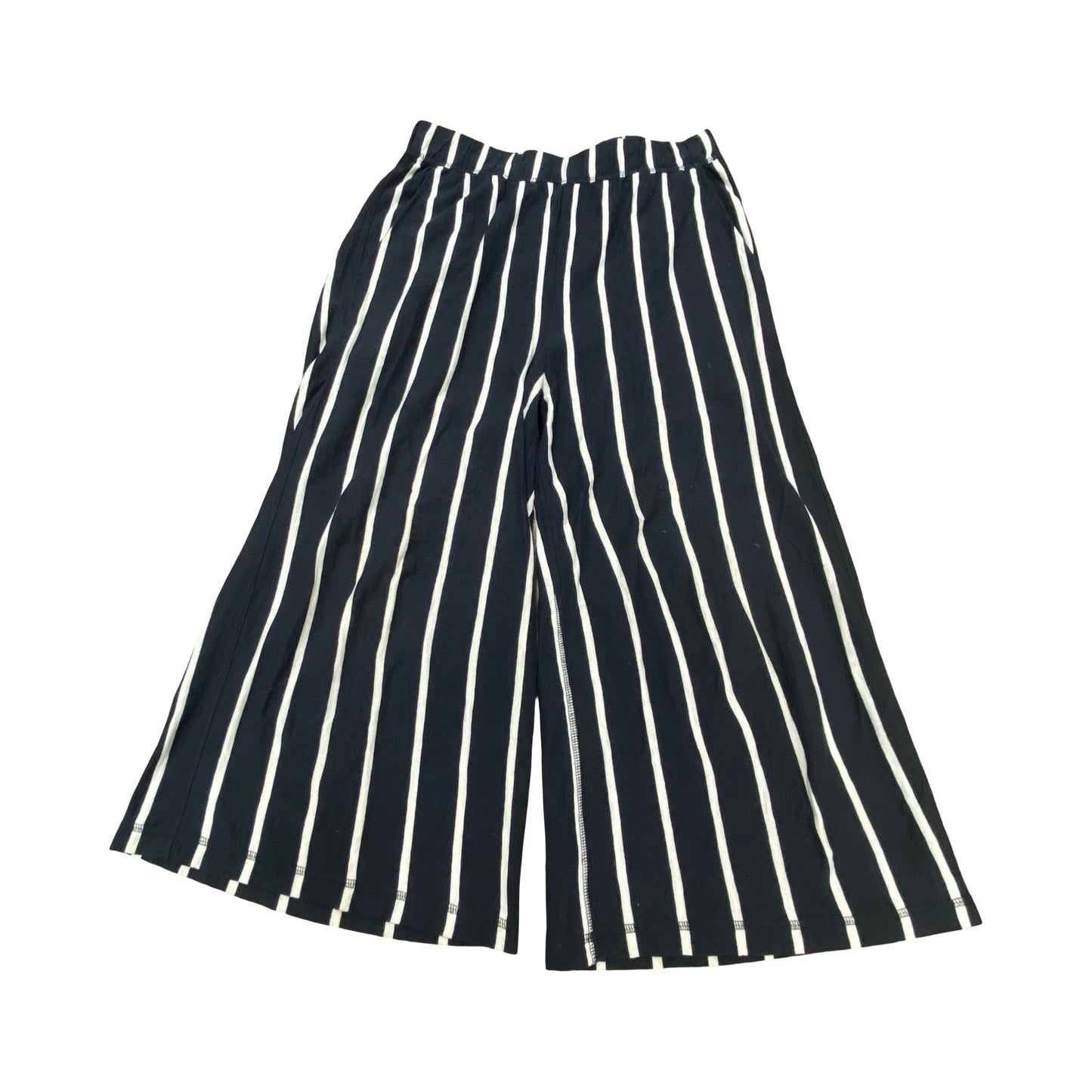 Pants Designer By Eileen Fisher In Black & White, Size:Xs