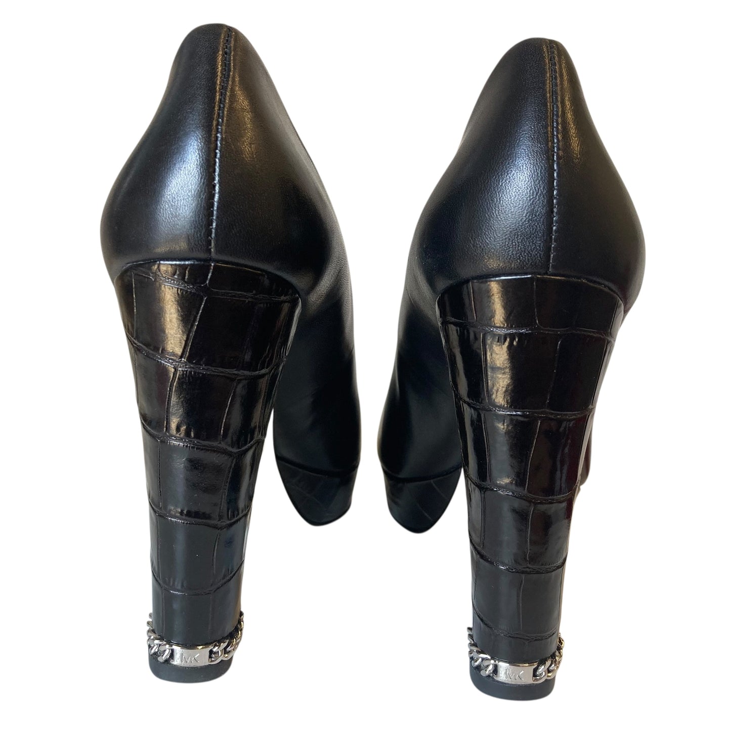 Shoes Heels Block By Michael By Michael Kors In Black, Size:9