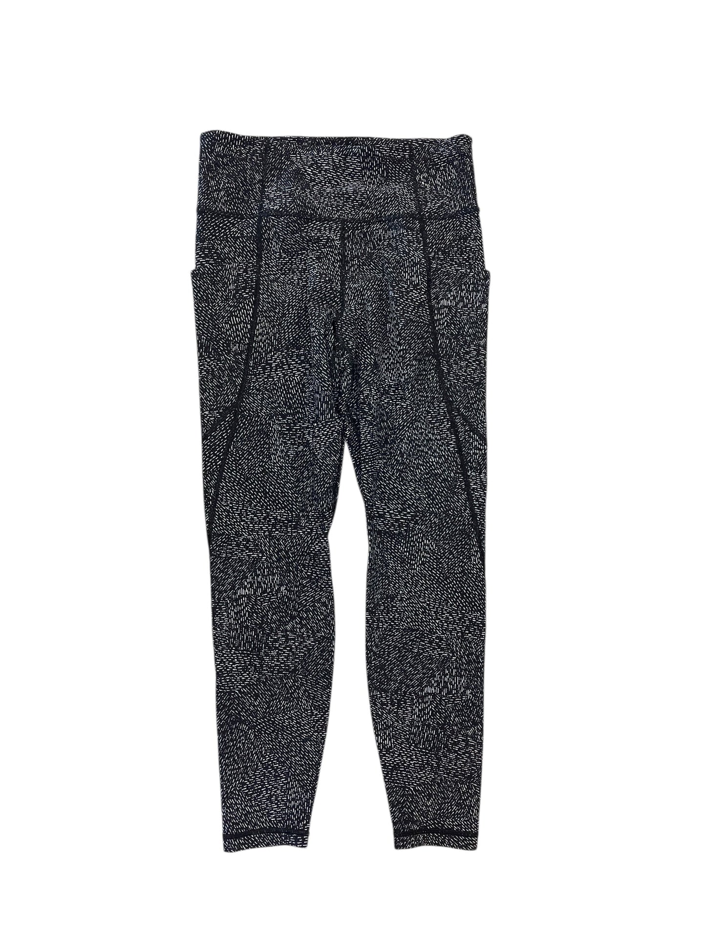 Athletic Leggings By Athleta In Black, Size:M