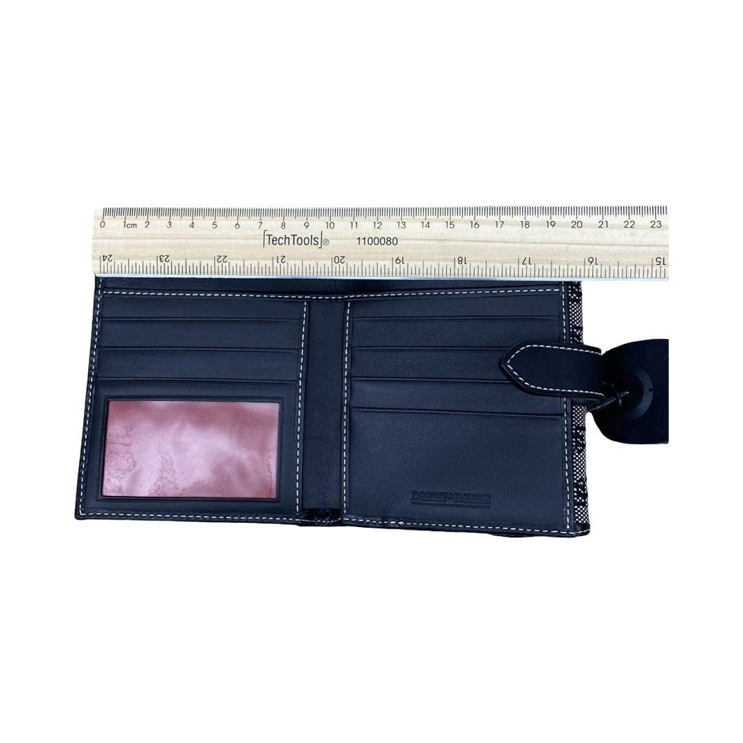 Wallet Designer By Dooney And Bourke In Black & Grey, Size:Small