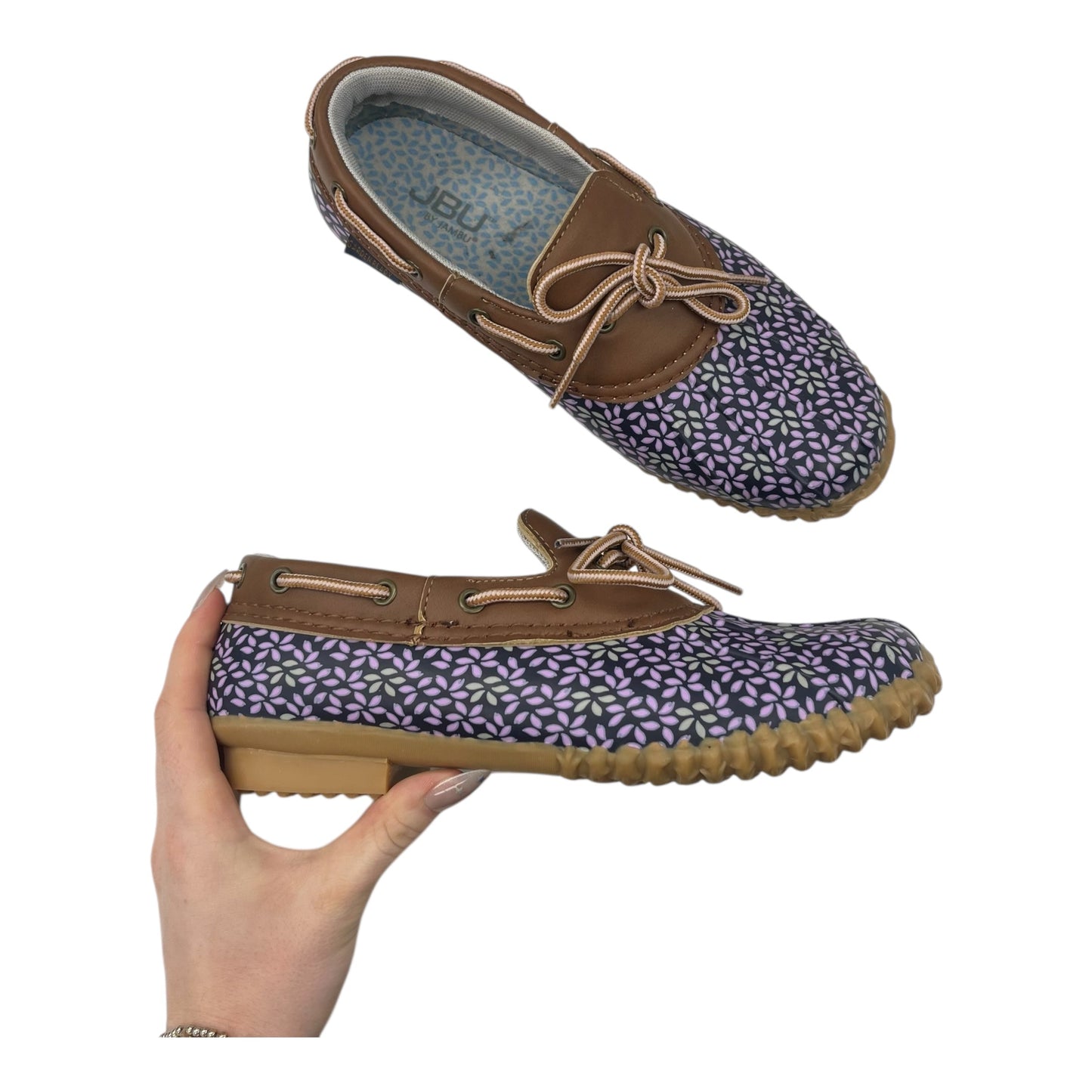 Shoes Flats By Jbu By Jambu In Floral Print, Size:7