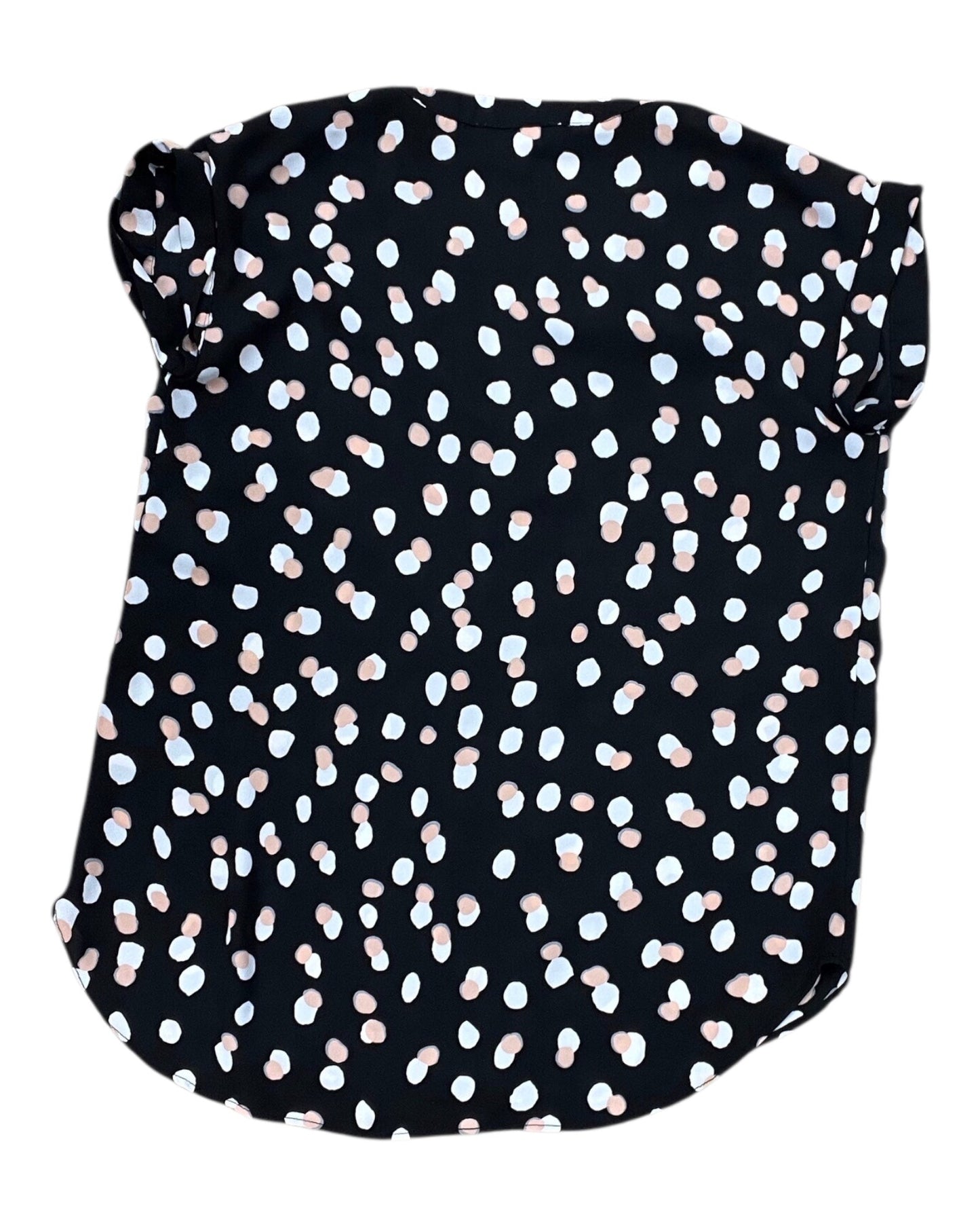 Top Sleeveless By Philosophy In Black & Tan, Size:S